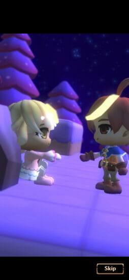二人のキャラクターを操作してゴールを目指す箱庭パズルゲーム「ナユタとほうき星の旅」