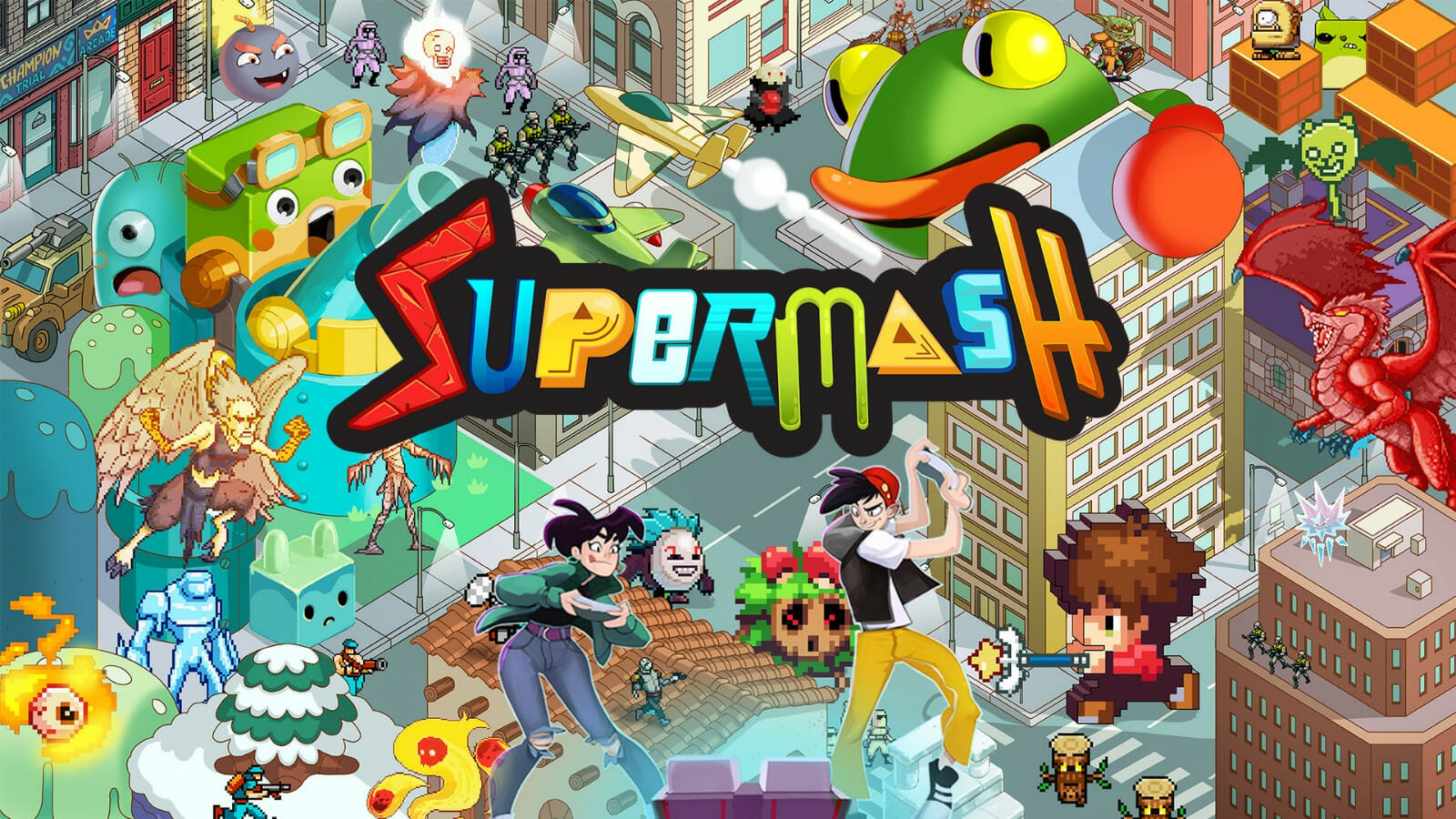 Switch「Super Mash」パッケージ通常版・特装版の予約受付が開始！2つのゲームジャンルを組み合わせてゲームを作るゲーム