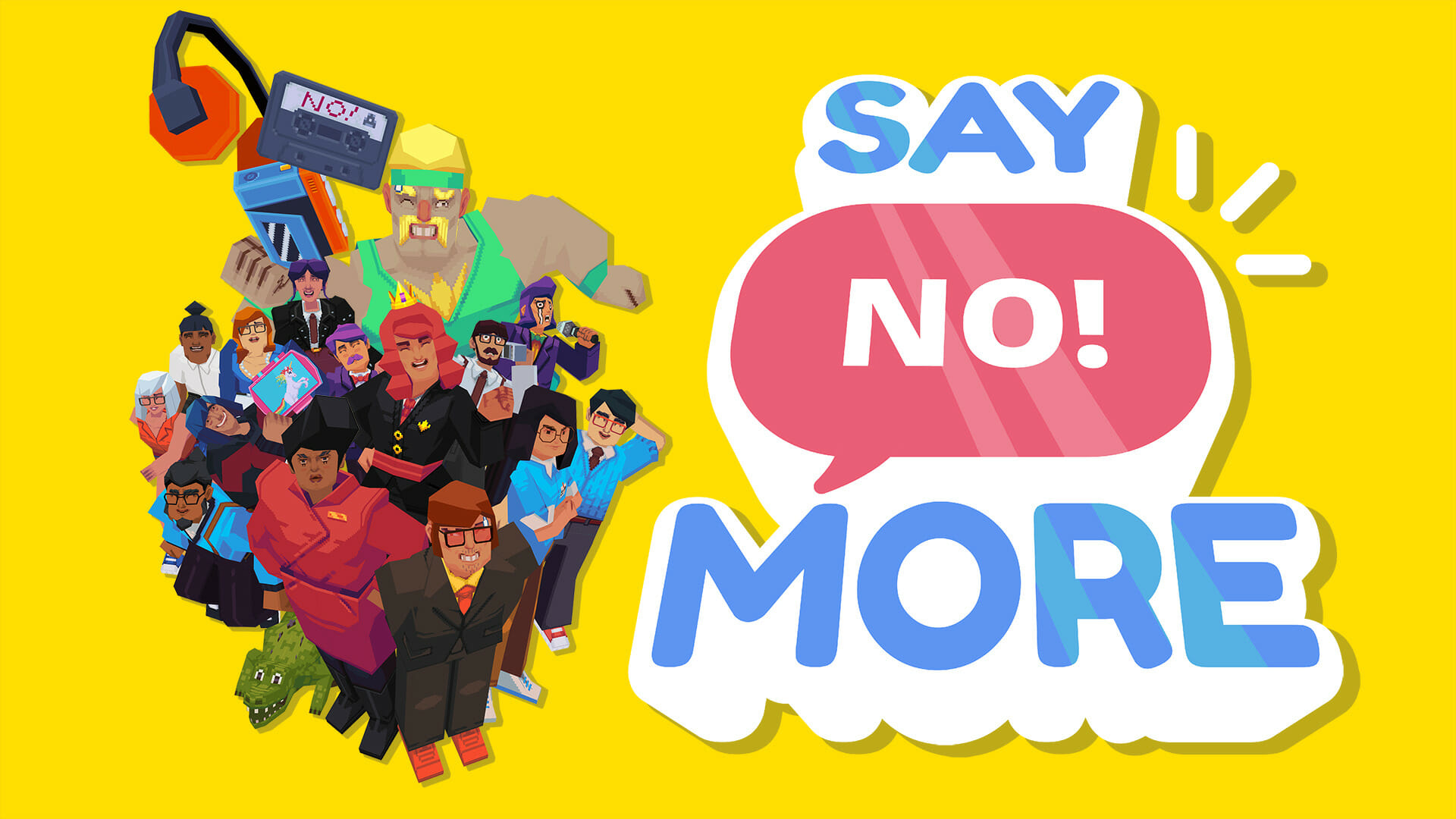 「イエス」しか言えない世界で、意地悪な上司に「ノー」を突きつけるゲーム「Say No！More」が発売開始！