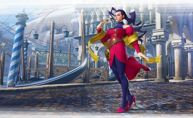 「ストリートファイターＶ CE」の追加キャラクター「ローズ」が配信開始！タロットカードを携え、ソウルパワーを使用して戦う占い師