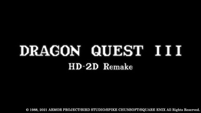 ドラゴンクエストiii Hd 2d Remake が発表 ドット絵と3dcgを融合させた新たな ドラクエiii 掲載日 21年5月27日