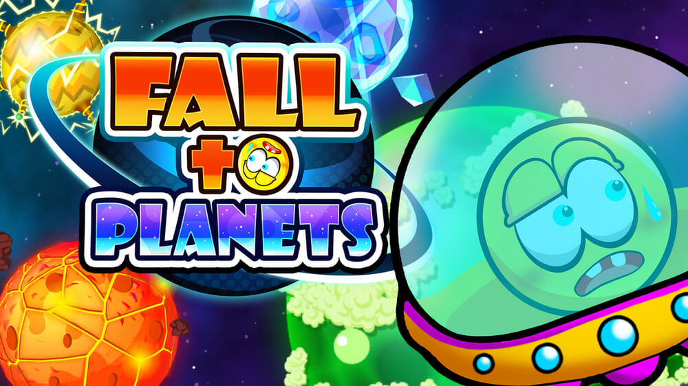 宇宙船を転がして脱出！2D横スクロール「FALL to PLANETS」が配信開始！
