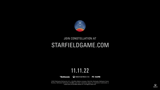 Bethesdaの次世代RPG「Starfield」が2022年11月11日に発売決定！XBOXゲームパスでも利用可能