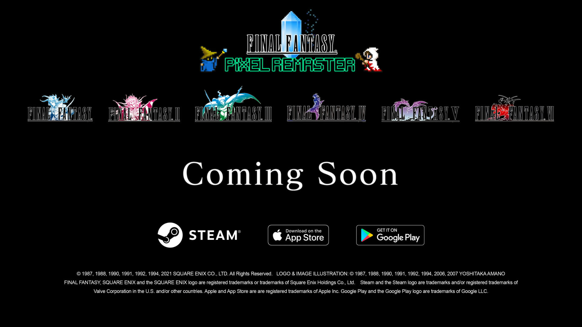 「ファイナルファンタジー」から「ファイナルファンタジーVI」までの6作品が2Dリマスター化！Steam、スマホ向けに配信予定