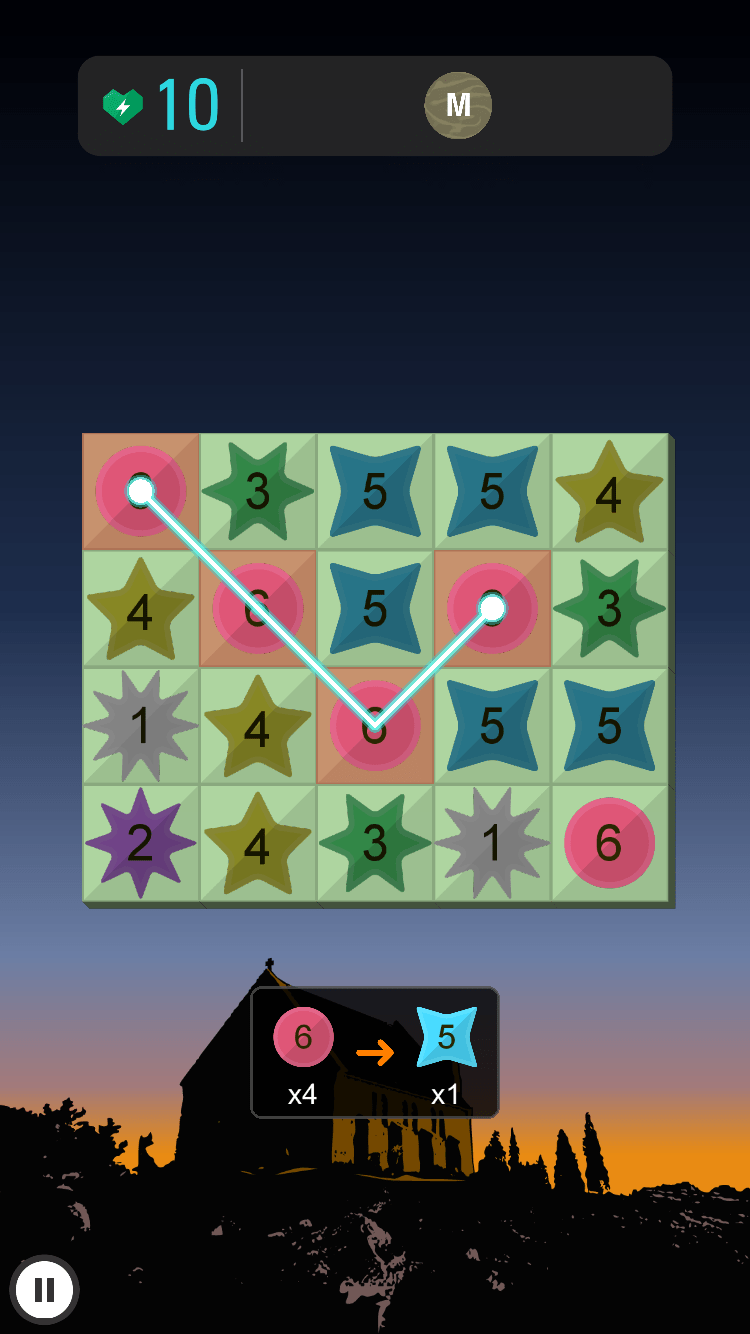 星をあつめて夜空に輝く星座を組み立てるパズルゲーム「ほしのかたち 星と星座のパズル」