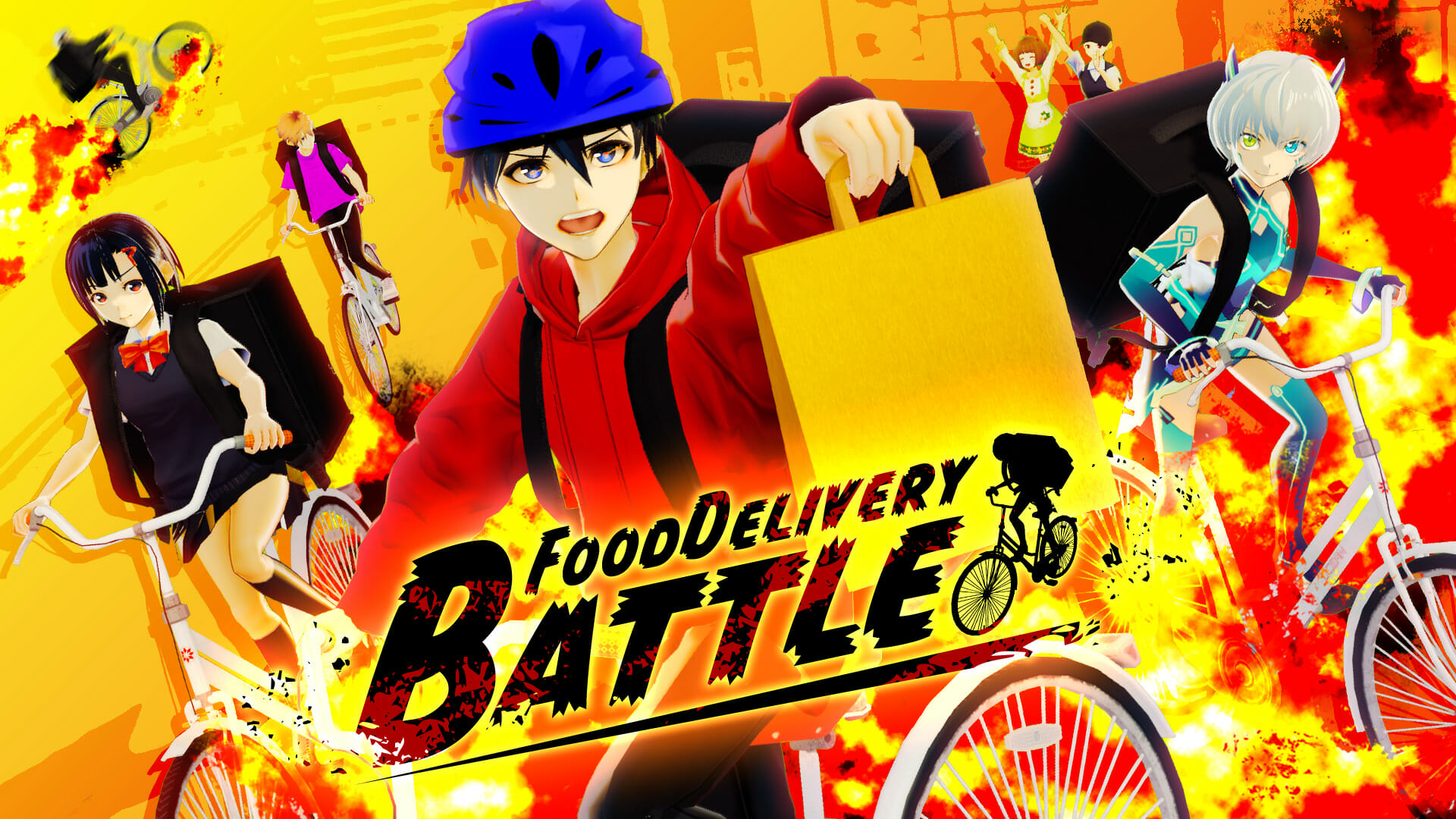配達激戦区で1位を目指せ！VRoidHub対応のフードデリバリーゲーム「FOOD DELIVELY BATTLE」のクラウドファン…
