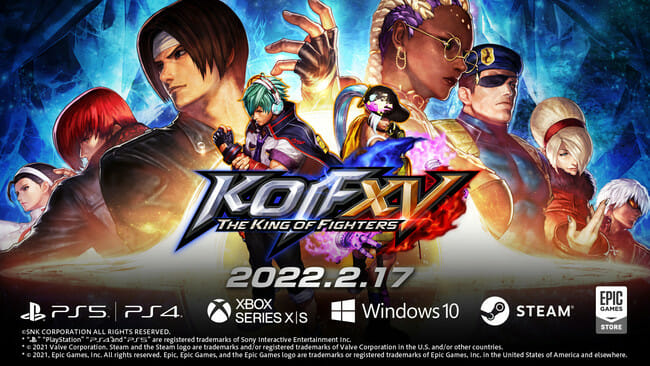 対戦格闘ゲーム「THE KING OF FIGHTERS XV」が2022年2月17日に発売決定！歴代の主人公など総勢39キャラク…