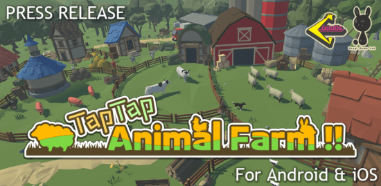 スマホ向け「Tap Tap Animal Farm !!」が配信開始！動物を増やして牧場を豊かにする放置クリッカーゲーム