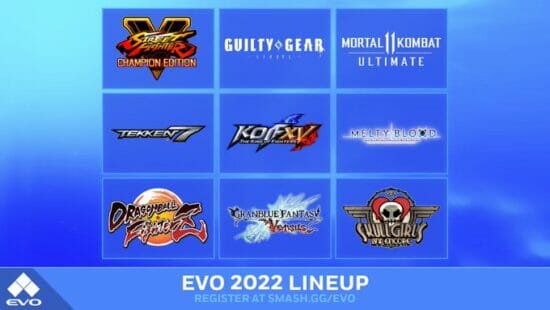 世界最大規模の格闘ゲーム大会「EVO 2022」の採用タイトルが発表