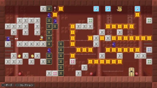 Switch版「チャカ王の迷宮」が4月14日に発売決定！ブロックを動かしてお宝回収を目指す2Dアクションパズル