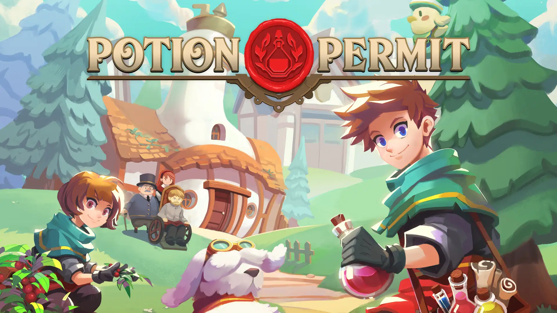 錬金術シミュレーションRPG 「Potion Permit」が9月22日に発売決定！閉鎖的な村に派遣された薬剤師として村人の治療を…