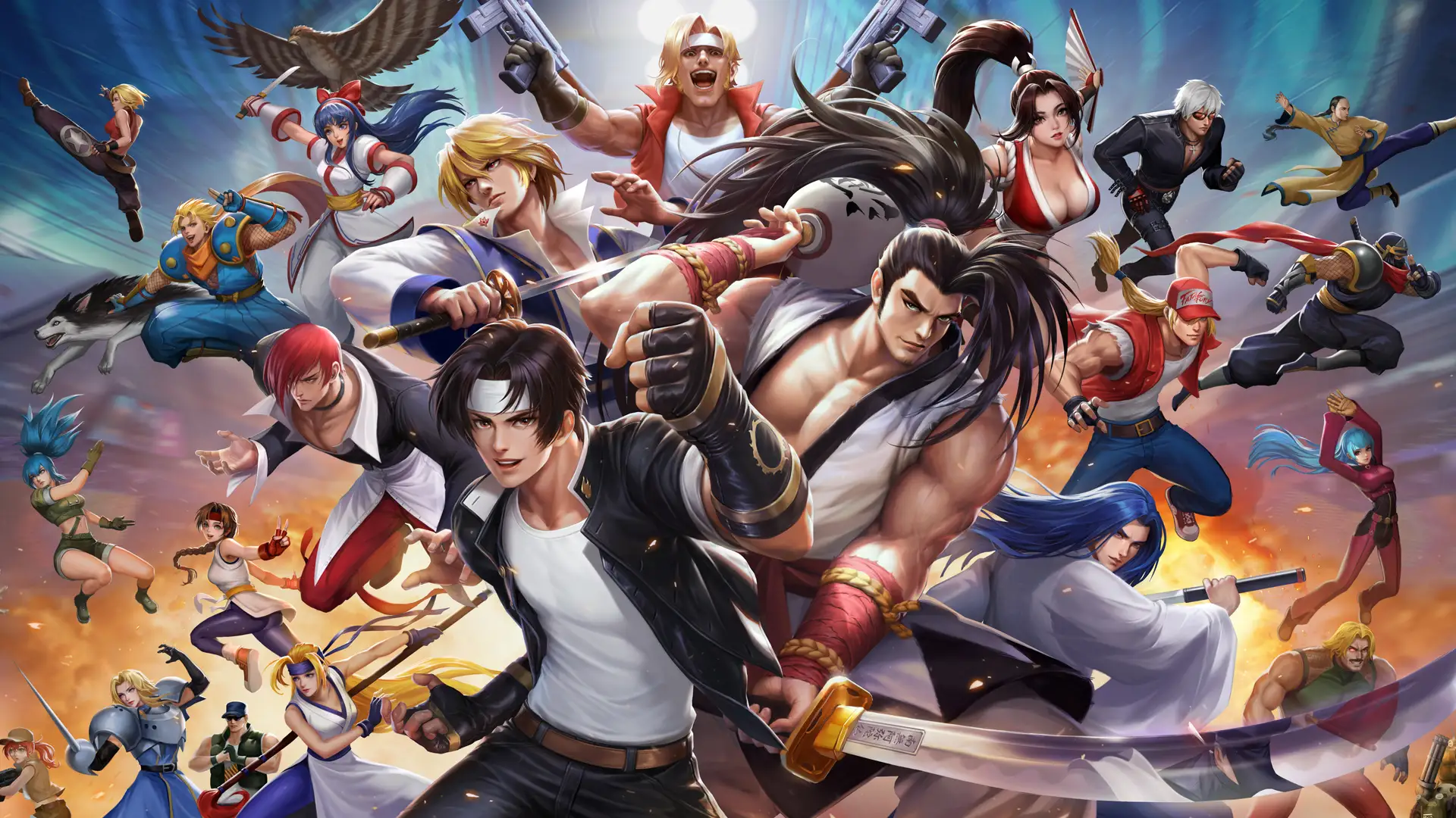 「SNK Fight! 最強への道」、クローズドβテストの参加者募集がスタート　SNKのキャラクターが集結したスマホ向けRPG