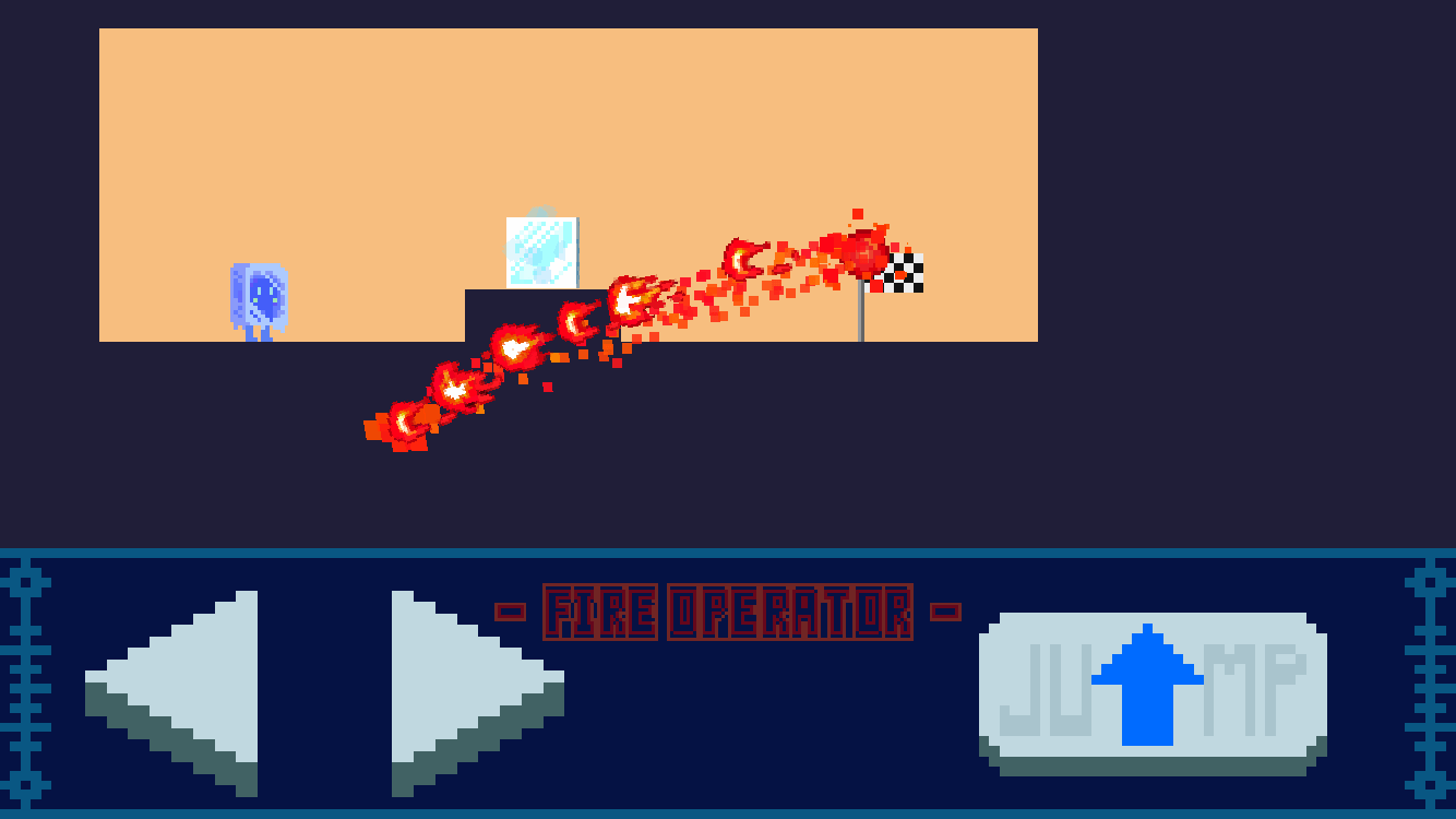 「炎」を操って謎を解くパズルアクションゲーム「FireOperator」