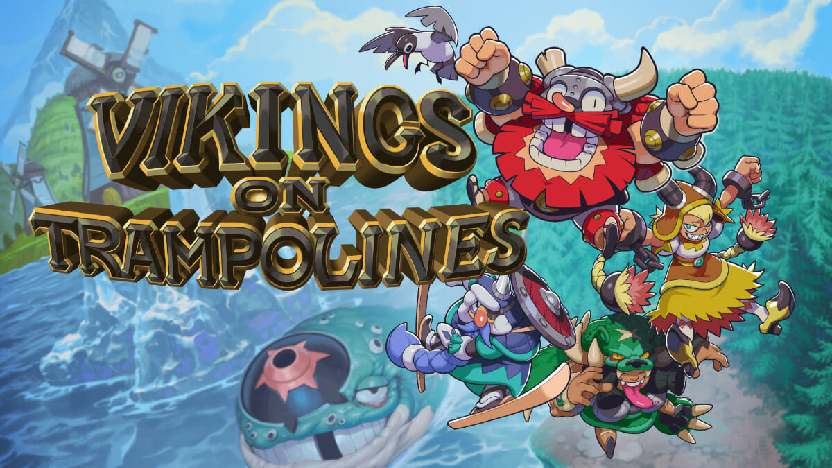 D-Pad Studio、新作タイトル「Vikings on Trampolines」を発表　バイキング達がトランポリンで大騒ぎす…
