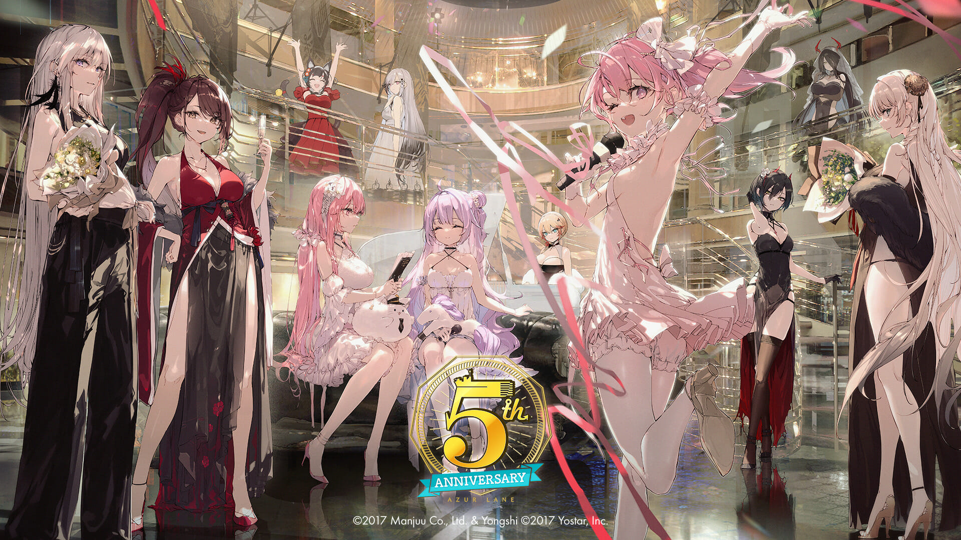 「アズールレーン」5周年記念の生放送が9月10日から配信！新ビジュアルも公開　