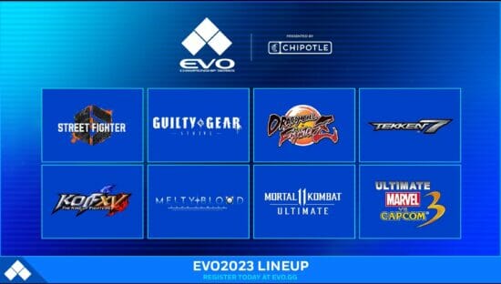 世界最大の格闘ゲーム大会「EVO 2023」のメイン種目が発表。「ストリートファイター6」や「アルカプ3」など8種目が選出