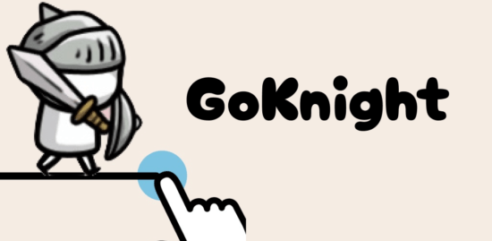 線を引いてキャラクターをゴールに導くスマホ向けアクションゲーム「GoKnight」が配信開始