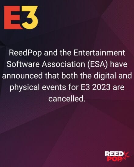世界最大級のゲーム見本市「E3 2023」が中止を発表。運営は「E3の今後について再検討」