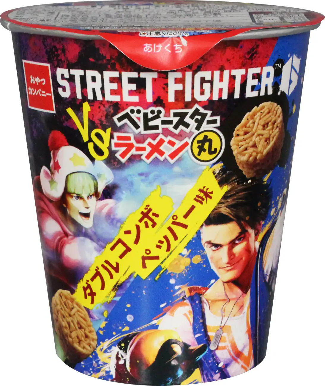 「ストリートファイター6」と「ベビースター」のコラボ商品が4月17日から発売。4種類の描き下ろしパッケージでスト6のキャラが登場