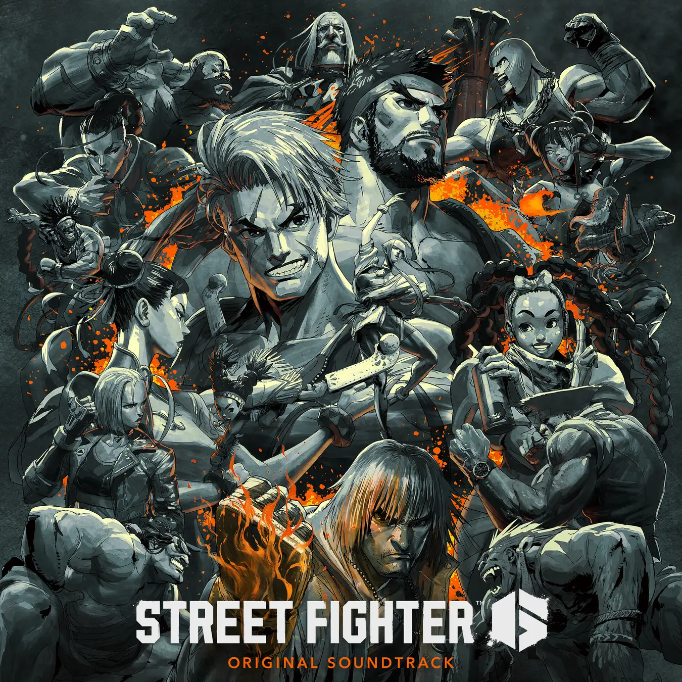 全284曲を収録した「Street Fighter 6 Original Soundtrack」が7月28日から配信開始。CD4枚…