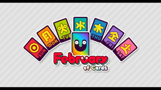 スマホ向けゲーム「February of Cards」が発売開始。1週間7種類のカードを並べて対戦するカードゲーム