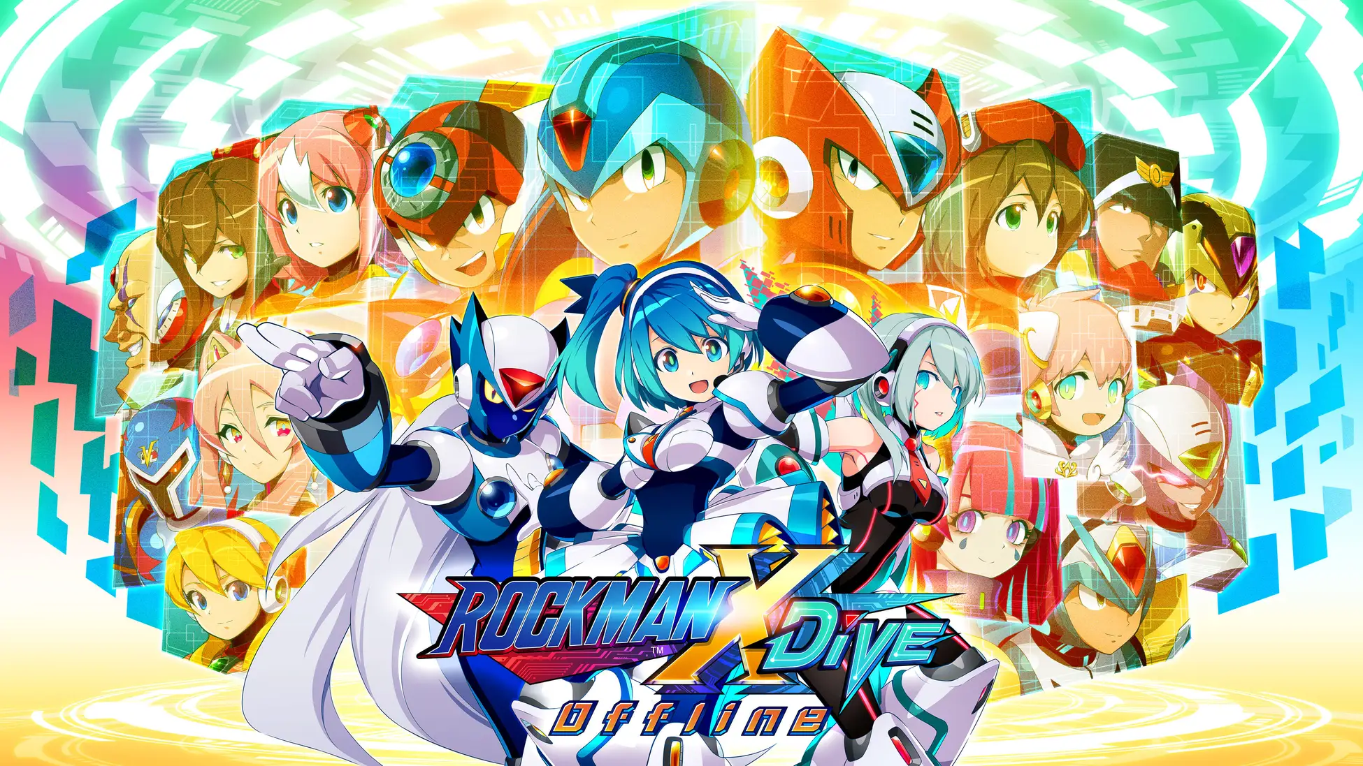 「ロックマンX DiVE オフライン」が9月1日に発売決定。歴代ロックマンたちも参戦する横スクロールアクションゲーム