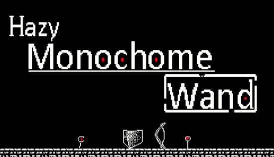 高難易度ローグライトアクション「Hazy Monochrome Wand」が配信開始。時間を操る魔法の杖を操作して敵を突破