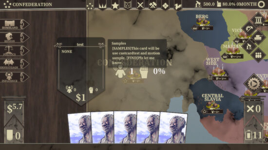 Steam向け「PROJECT NATIONALIZM」が発表。外交カードを使って他国を翻弄し、国家を繁栄に導くターン制戦略カードゲーム