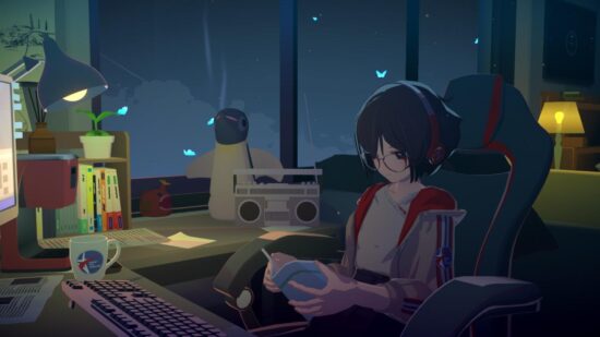 文学少女のサトネと一緒にデスクワークする作業用ADV「Chill with You : Lo-Fi Story」が発売開始。一緒に作業することでサトネとコミュニケーションも可能
