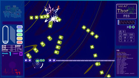 実際の病気をモチーフにしたシューティングゲーム「弾幕病の特効薬」のデモ版が配信開始。自機は射撃せず、被弾時の反撃を駆使して敵を殲滅