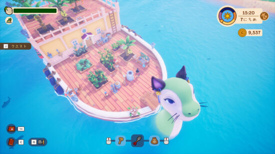 相棒の恐竜に引かれて大海原を渡る農場アドベンチャーゲーム「Collector’s Cove」が3月12日に発売決定