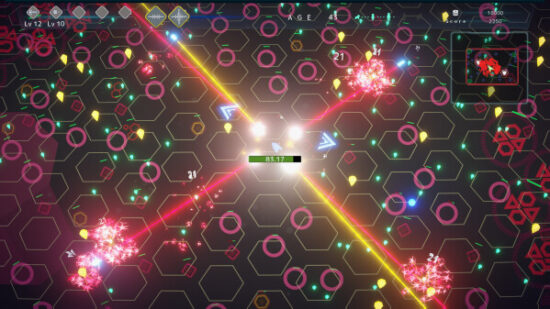 体内に侵入してくるウイルスを駆除していくローグライクアクションゲーム「ウイルスハンター」が発売開始！