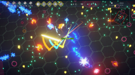 体内に侵入してくるウイルスを駆除していくローグライクアクションゲーム「ウイルスハンター」が発売開始！