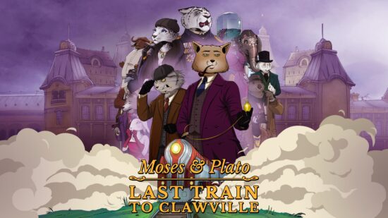 クールなチベスナ探偵が行く動物探偵ミステリーADV「Moses & Plato – Last Train to Clawville」が4月14日に発売。鋭い嗅覚・視覚・聴覚で真相に迫る