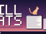 デスクトップの画面上に小さな猫が常駐するペットアプリ「Sill Cats（シルキャッツ）」が5月12日にSteam向けに配信