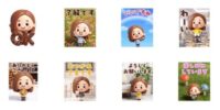 LINEの人気クリエイター「紅おれんじ」と「エイノバＡＩラボ」によるクレイアニメスタンプ「ず～っと使える♪大人女子の日常【3D】」が登場！