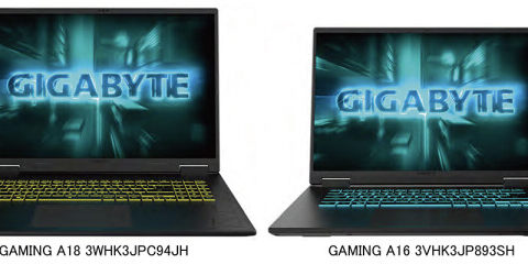 GIGABYTE、Ryzen 7 260とGeForce RTX 50シリーズを搭載したゲーミングノートPC「GAMING A18…
