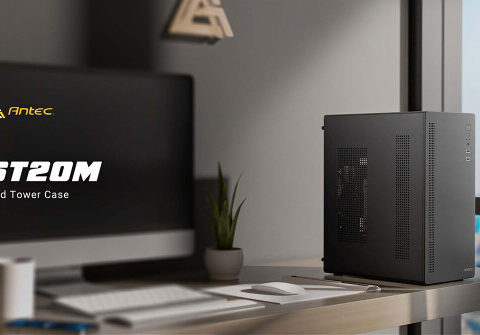 Antec、コンパクトでコストパフォーマンスに優れた静音型のPCケース「ST20M」発売