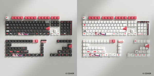 HYTE、ホロライブ所属「さくらみこ」コラボ限定デザインのキーキャップとマウスパッドセット「Sakura Miko Keycap …