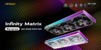 Antec、合わせ鏡をイメージしたシングルフレーム360 mmリバースARGBファン「Infinity Matrix 360 Reverse ARGB」発売