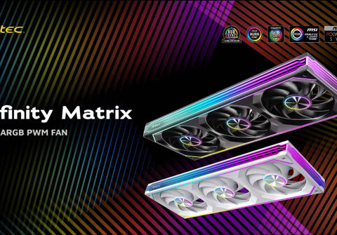 Antec、合わせ鏡をイメージしたシングルフレーム360 mm ARGBファン「Infinity Matrix 360 ARGB」発売