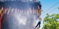 夏季限定！ニジゲンノモリ「ゴジラ迎撃作戦」 びしょ濡れ爽快ジップライン『スプラッシュゴジラ2026』 7月10日（金）～9月30日（水）まで開催