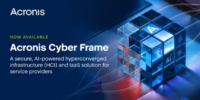 アクロニス、サービスプロバイダー向けにセキュリティ対策を備えた新IaaS基盤「Acronis Cyber Frame」を発表