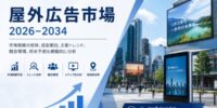 屋外広告市場規模、2034年までに712億米ドルに到達 | 年平均成長率（CAGR）5.50%で拡大