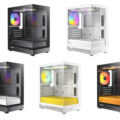 Okinos、5つのカラーが選べるピラーレスPCケース「Aqua UNO」(アクア ウノ)シリーズ発売