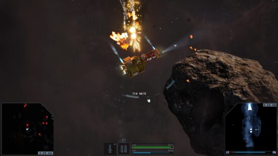ブラックホール星系を船で駆け巡る宇宙アクションRPG「C-Beams」が発表！
