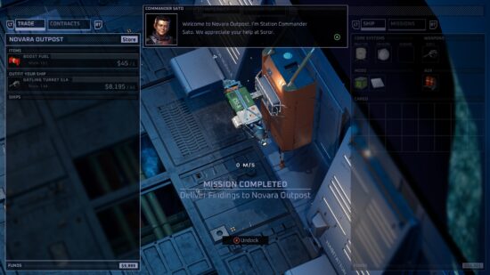 ブラックホール星系を船で駆け巡る宇宙アクションRPG「C-Beams」が発表！