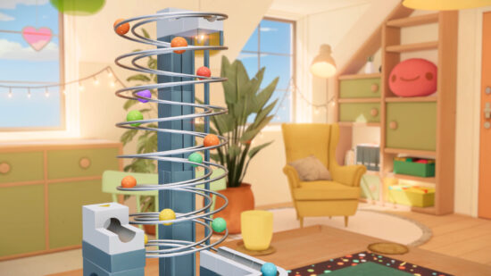 ビー玉が駆け抜ける夢のコースを作るシミュレーションゲーム「Cozy Marbles ビー玉コロコロ大作戦」の体験版が配信開始