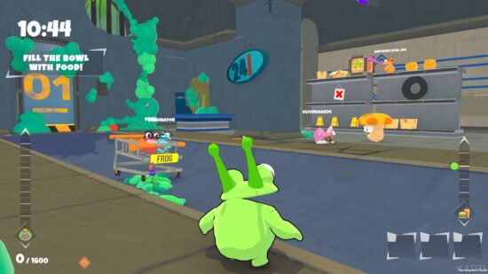 カエルになって舌を操り、ノルマ分の食料を持ち帰る協力パズルアクションゲーム「Frog Sqwad」が発売開始