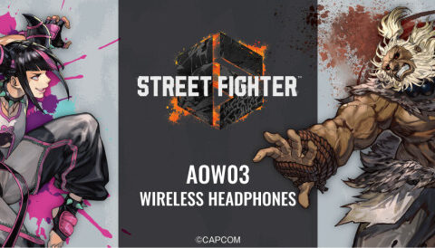 「Street Fighter 6（ストリートファイター6）」 音声ガイダンス搭載ワイヤレスヘッドホンを期間限定で受注販売 ～ 「ANIMA AOW03 SF6」 ～